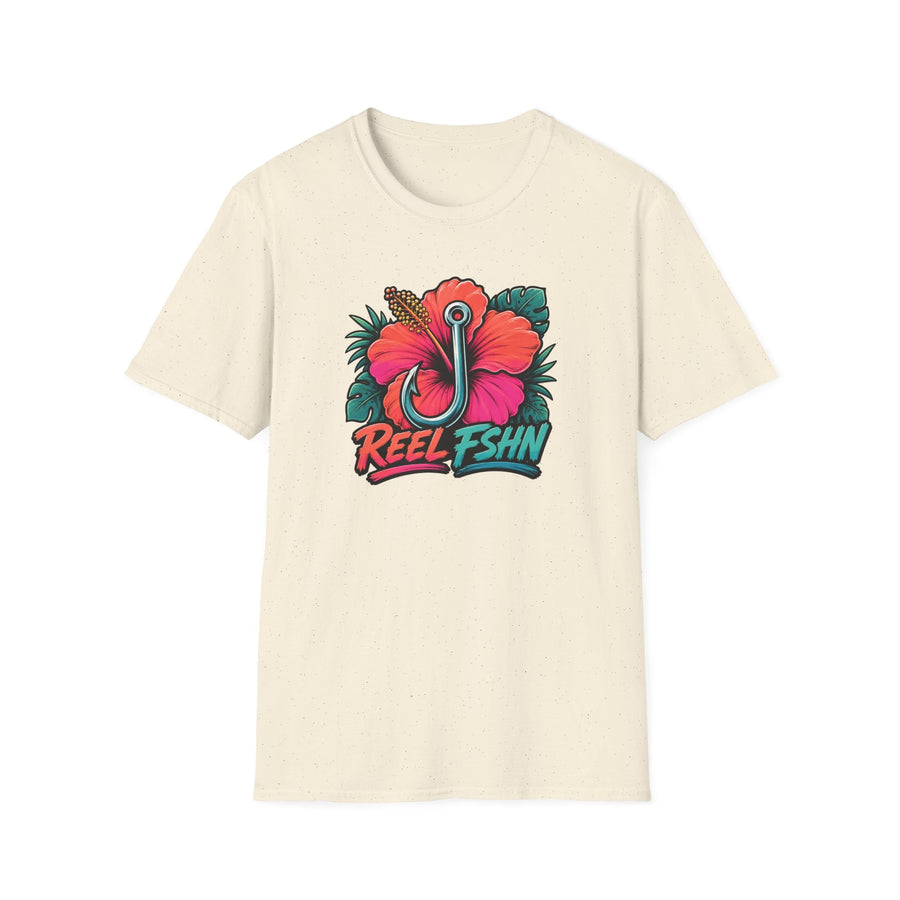 Hibiscus Hook Badge T-Shirt product view