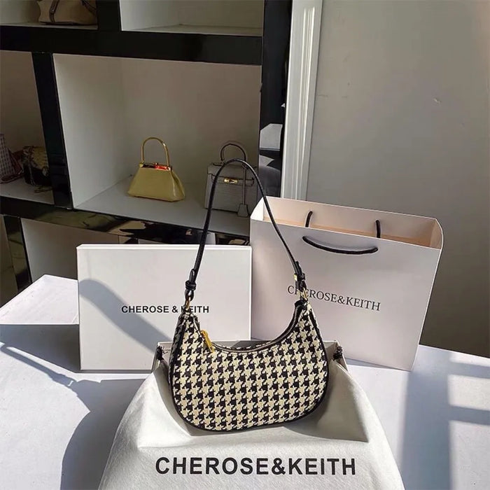 Houndstooth Carryall Bag