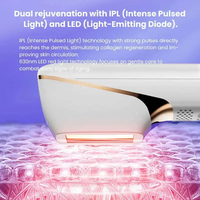 LED + IPL Light Therapy Device