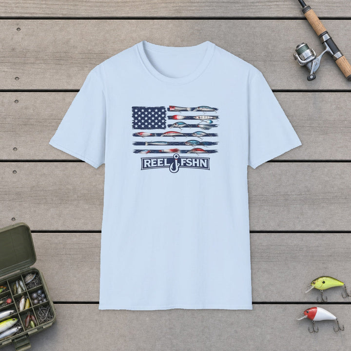 American Flag Lures T-Shirt