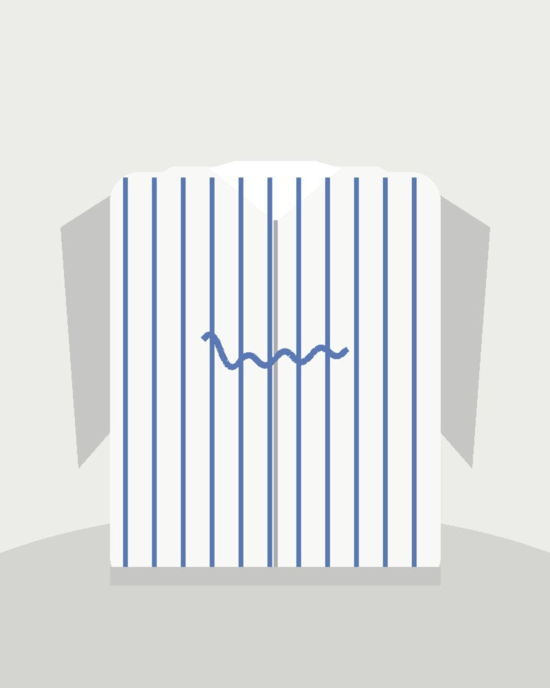 Blu Papilio Striped Shirt