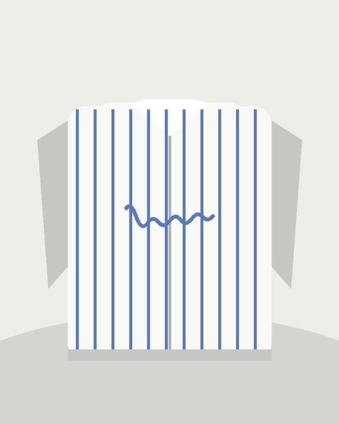 Blu Papilio Striped Shirt