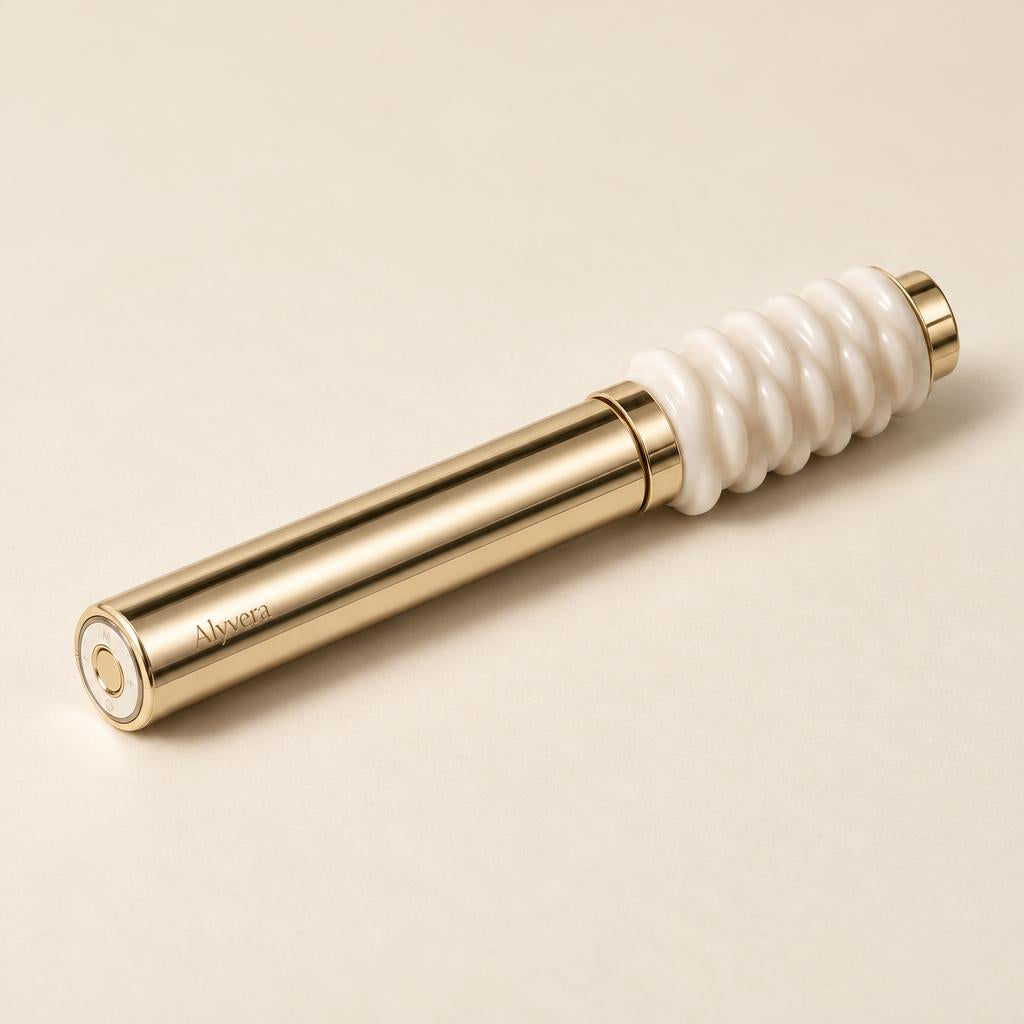 Lift & Sculpt Facial Wand on cream studio background