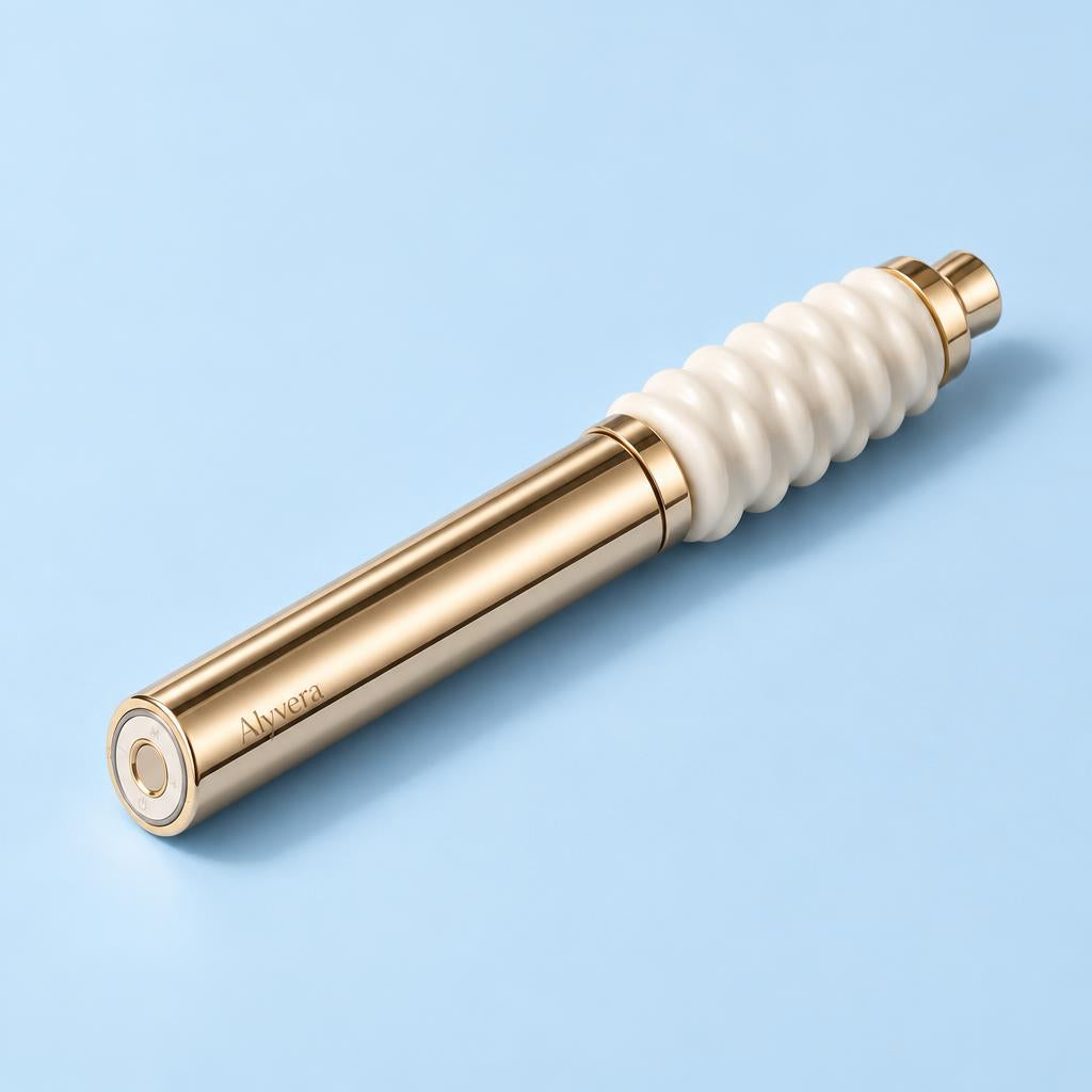 Lift & Sculpt Facial Wand on original pale blue studio background
